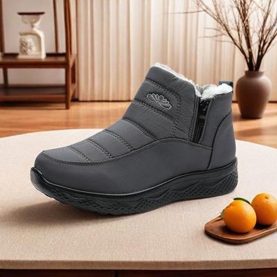 Модные женские зимние ботинки 2025 Новые женские хлопковые ботинки с толстым бархатом и мужские и женские хлопковые модные ботинки одного размера