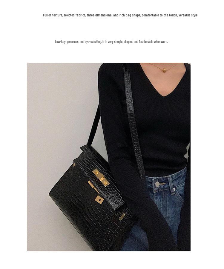 2024 Genuine Leather Women's Classic Tofu Crossbody Bag - Fashionable, Versatile, Small Square Handbag