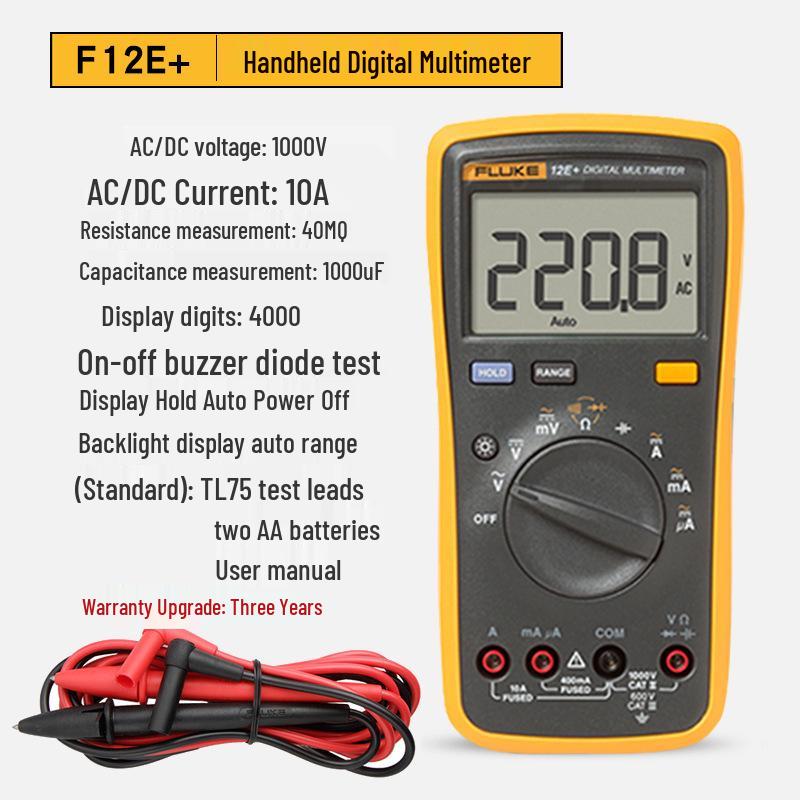 Ручной мультиметр Fluke 15B+/17B+/18B+/12E+ – Портативный и в наличии