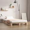 VidaXL Pallet Bed 100x200 Cm Solid Pine Wood 821382