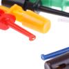 12X Useful Multimeter Lead Wire Test Probe Hook Clip Set Grabbers Connector Tool