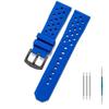 22mm Watch Strap For TAG Heuer F1 Monaco Carrera Formula 1 Watchband Air Vent Hole Wristband Rubber Silicone Bracelet Accessory
