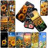 Cover for Samsung Galaxy A35 A36 A55 A26 A05 A06 A14 A50 A51 A53 A54 A12 A13 A23 Phone Case Sunflower Yellow Flower Butterfly