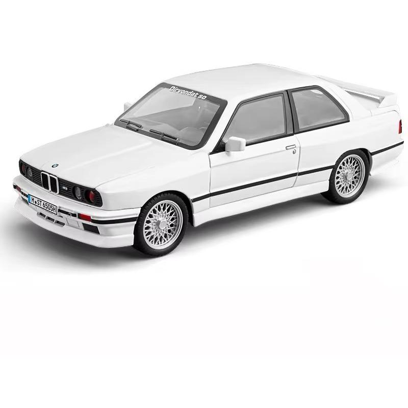 1/24 Scale 1988 BMW M3 IM3 Alloy Scale Car Model Diecast Metal Miniature Car Sound and Light Classic Car Collection Kid Toy Car Vehicle