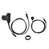 PTT Adapter with Back Clip Push To Talk Portable Radio Headset Adapter for Vertex VX?6R VX?7R