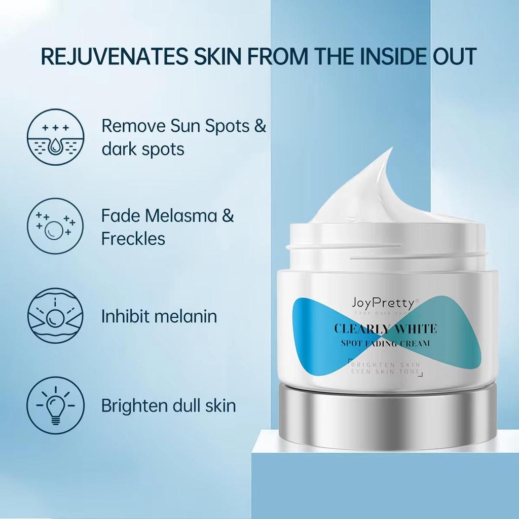 JoyPretty Отбеливающие наборы для ухода за кожей лица Высококачественный крем-сыворотка для лица от темных пятен Веснушки Мелазма Набор для осветления кожи