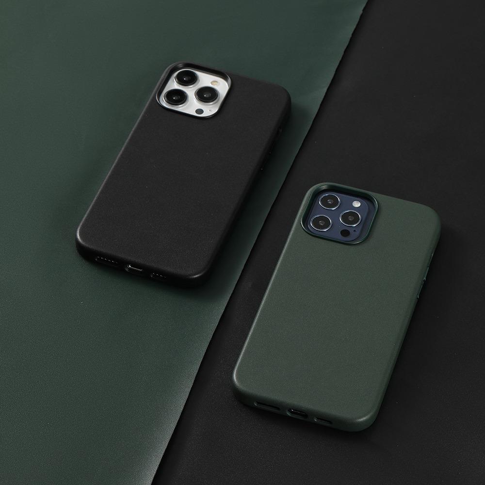 Nappa Grain Leather Case For Iphone 14 13 12 Pro Max 14 Plus Four Sides All -Inclusive Microfiber Lining Phone Cover