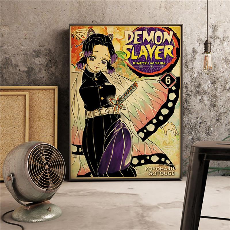 5D DIY Demon Slayer: Kimetsu No Yaiba Cross Stitch Rhinestones Diamond Drawing Embroidery Mosaic Home Decor