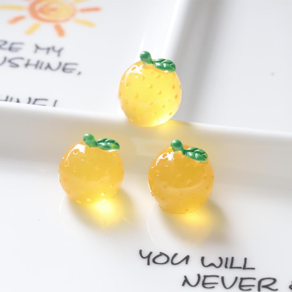 Светящиеся 3D Фрукты Смола DIY Украшения и Аксессуары Для Волос