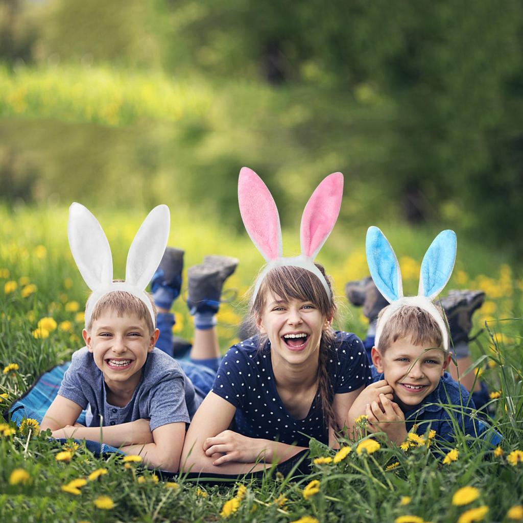 3PC Easter Adult Children Hairband  Ear Headband Hairband Hair Accessories