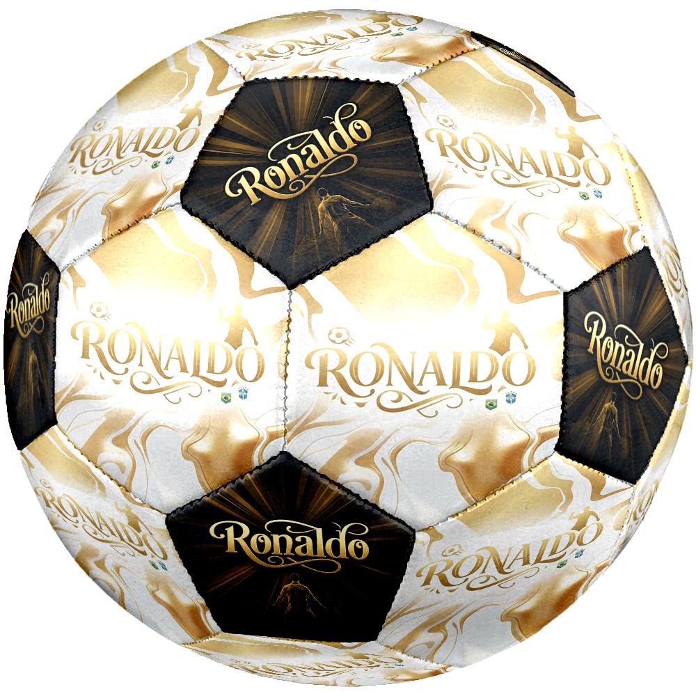 Ronaldo's Golden Ronaldo Celebration Size 5 Soccer Football Machine-Stitched Indoor/Outdoor Training and Matches Unique Gift for Soccer Lovers