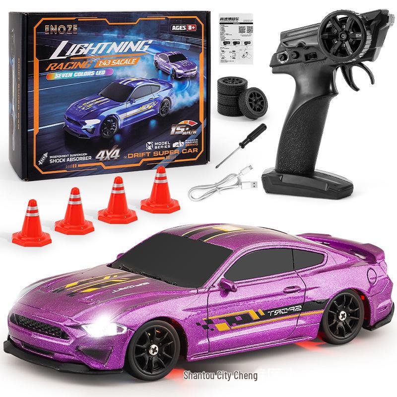 Профессионал 1:43 RC Дрифт-машина, 2,4G, Полный привод, Высокоскоростная Мини-гоночная машинка, Игрушка.