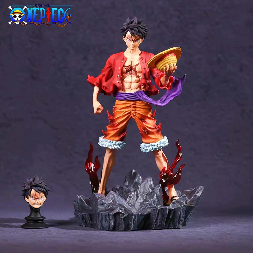 24 см/9,45 дюйма Аниме ONE PIECE Фигурка Обезьяна Д. Луффи Фигурки Действия ПВХ Статуя Настольное Украшение Коллекционная Модель Игрушки Подарки
