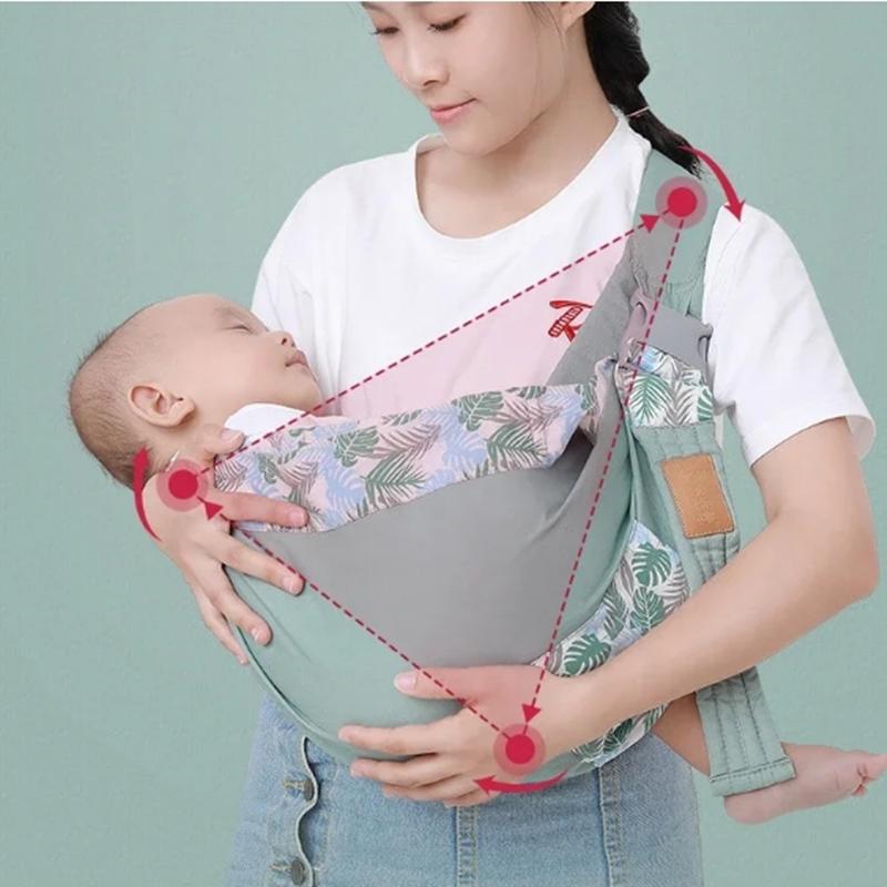 Baby Wrap Newborn Sling Dual Use Infant Nursing Cover Carrier Mesh Fabric Breastfeeding Carriers Up Baby Carrier Backpack 0-36M
