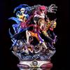 Новые 20 см One Piece Битва на Онигасиме Сверхновые Три Капитана Соломенная Шляпа Луффи Ло Сцены Фигурки Аниме Модели Подарок Игрушки