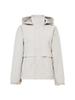 Женская ветрозащитная куртка Eider Pop Basic 2L_Овсяный Серый