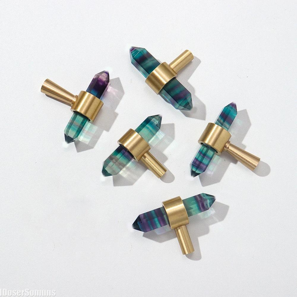 Ручки из натурального хрусталя для ящиков, мебели, кухонных ручек, дверных ручек, настенных крючков для одежды, декоративных аксессуаров