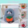 Soft And Lovely Plush Toy Ornaments With Keychain For Claw Machines And Backpacks