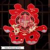 Свадебная наклейка «Двойное счастье» на дверь и окно для украшения брачной комнаты