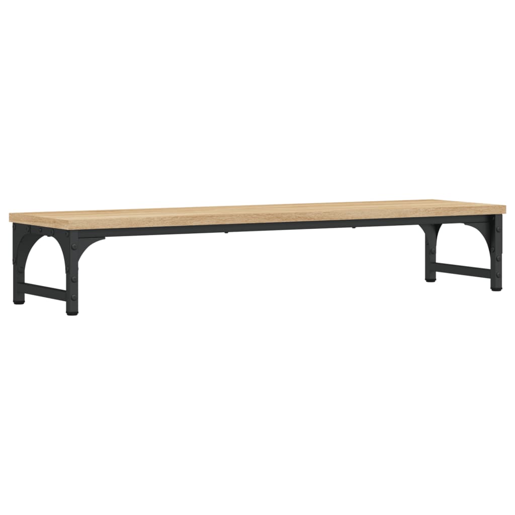 vidaXL Monitorständer Sonoma-Eiche 85x23x15,5 cm Holzwerkstoff
