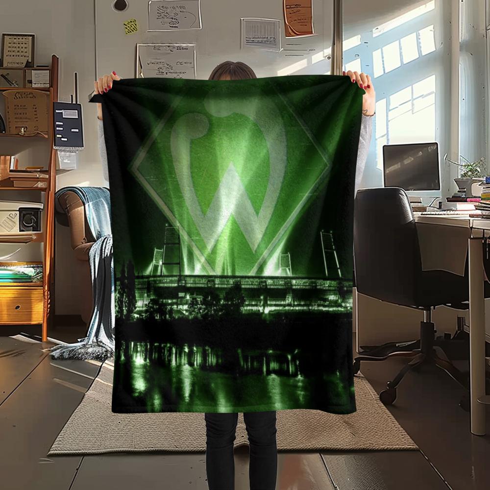 1pc Bremen Germany Print Flannel Blanket, High quality Comfortable for All Seasons, Home Decor, Warmth and Comfort, Perfect for Christmas Gifts20