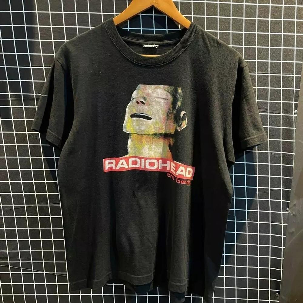 Radiohead The Bends 1995 Black Cotton Black Unisex T-shirt Reprint S-5XL KH11809