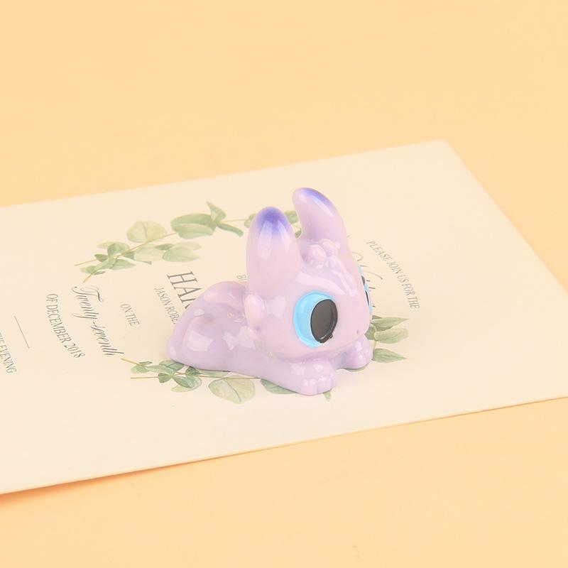 Creative Cute Car Ornament Resin Dinosaur Jewelry Desktop Decor