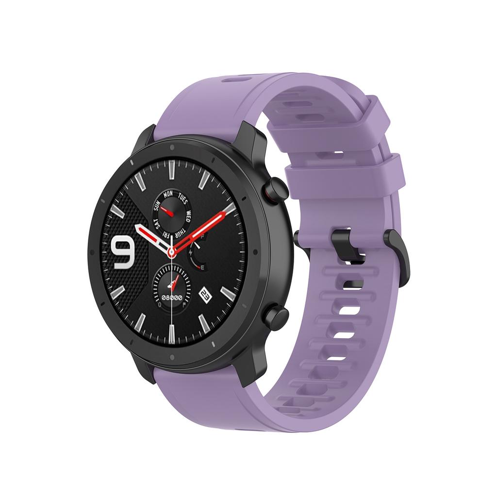 Силиконовый ремешок 22 мм 20 мм для Amazfit Active 2/GTS 4 Mini 3 2e Браслет для Amazfit GTR/4 3 Pro 47 мм/Amazfit Bip 6/Balance 2 Ремешок