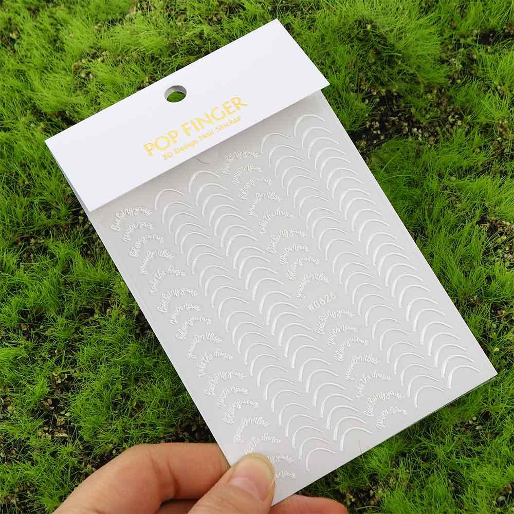 Золотая лента для полосок, украшения для ногтей, маникюрные полоски, линии, наклейки для ногтей, 3D-геометрия, наклейки для ногтей