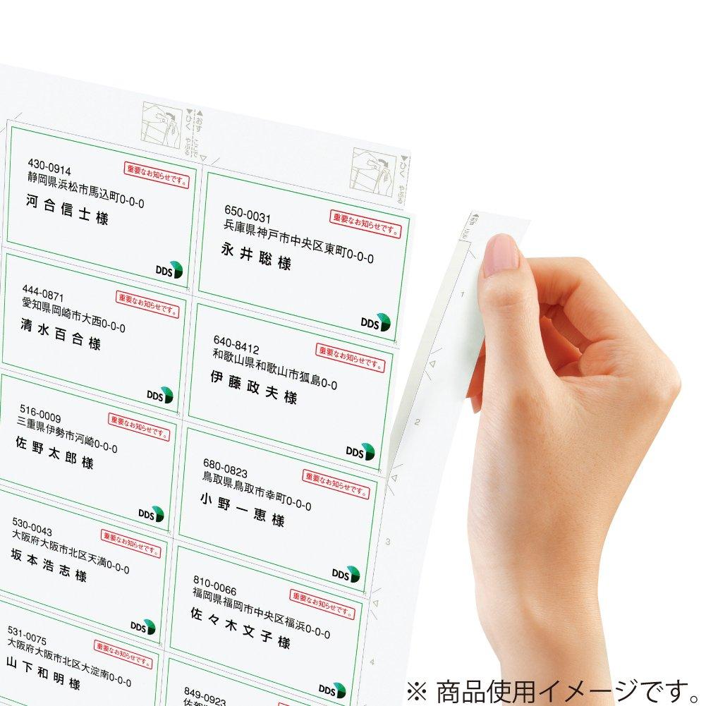 KOKUYO Color Laser Color Copy Label Relabel Quick Type with Margins On All Four Sides 100 Sheets 10-sided LBP-E80367