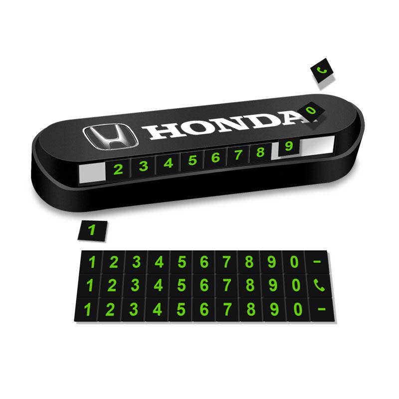 1 шт. Временная парковочная карточка для автомобиля, табличка, значок, стайлинг автомобиля для Honda Fit Mugen Insight Type S R VTEC Modulo Vezel RR SiPilot Fit XRV CRV HRV Dio