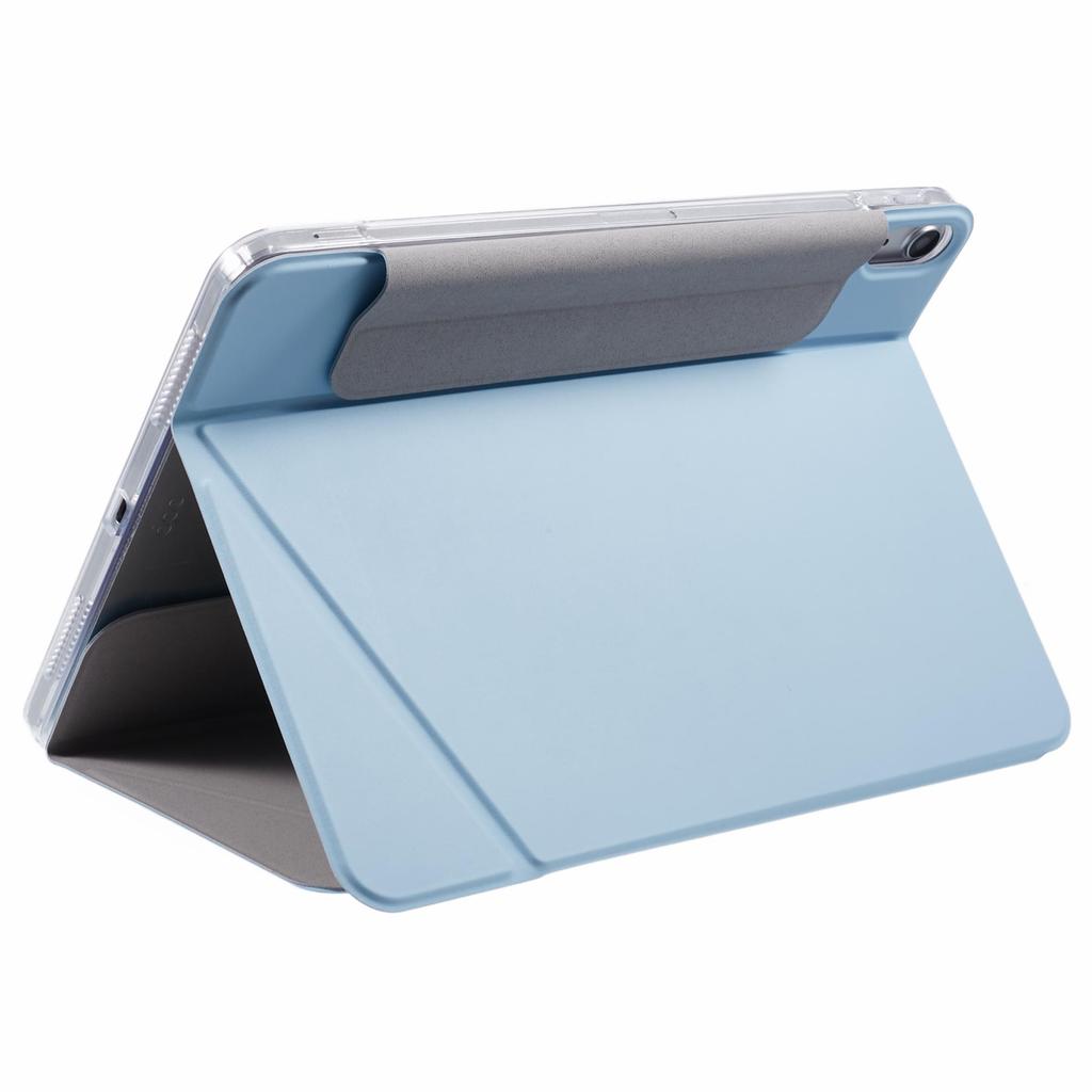 For iPad Air (2022)/(2020) Case Multiple Viewing Stand PU Leather Detachable Tablet Cover