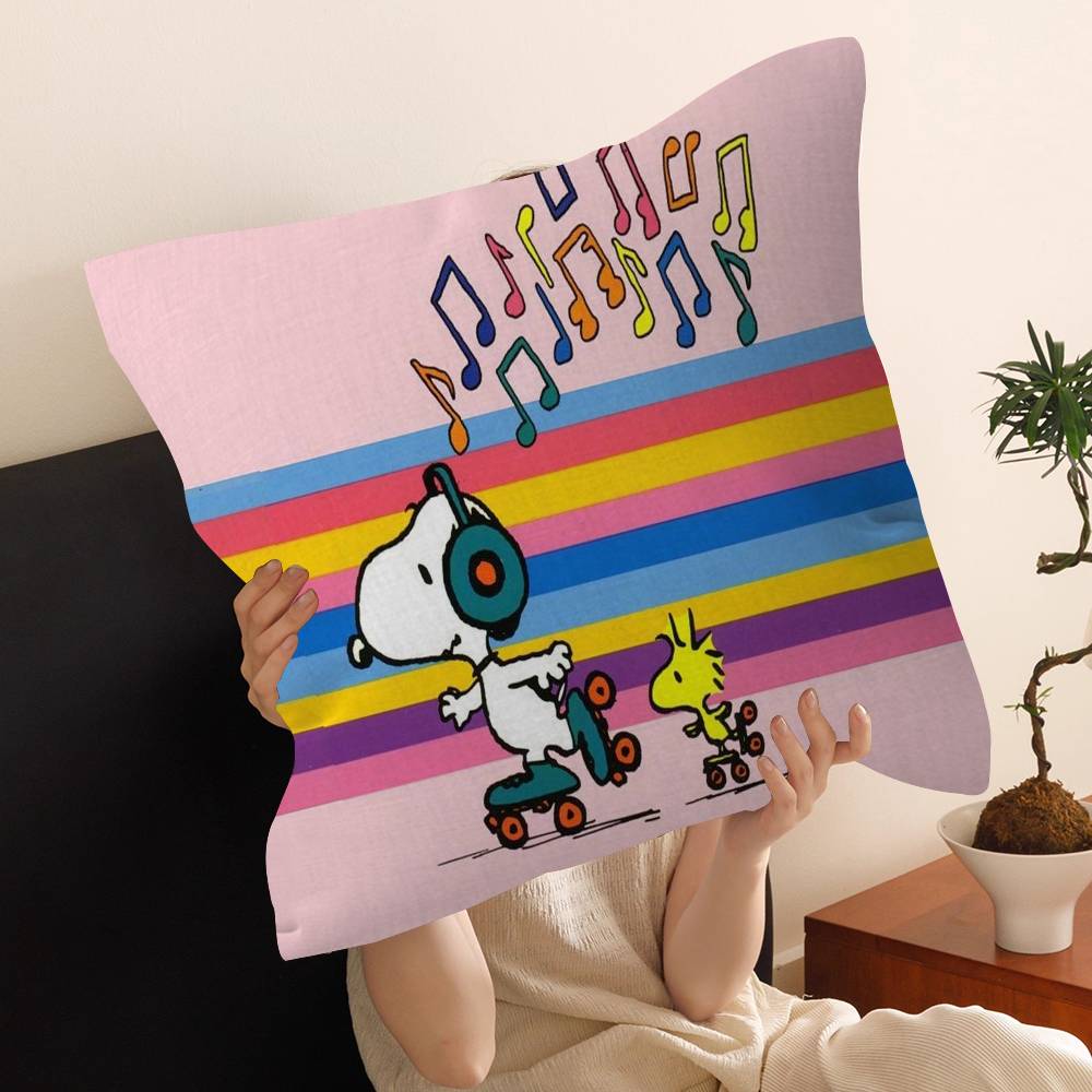 Cute Dog S-Snoopy Cushion Cover Decorative Pillow Sofa Home Decor Case Pillow Cases