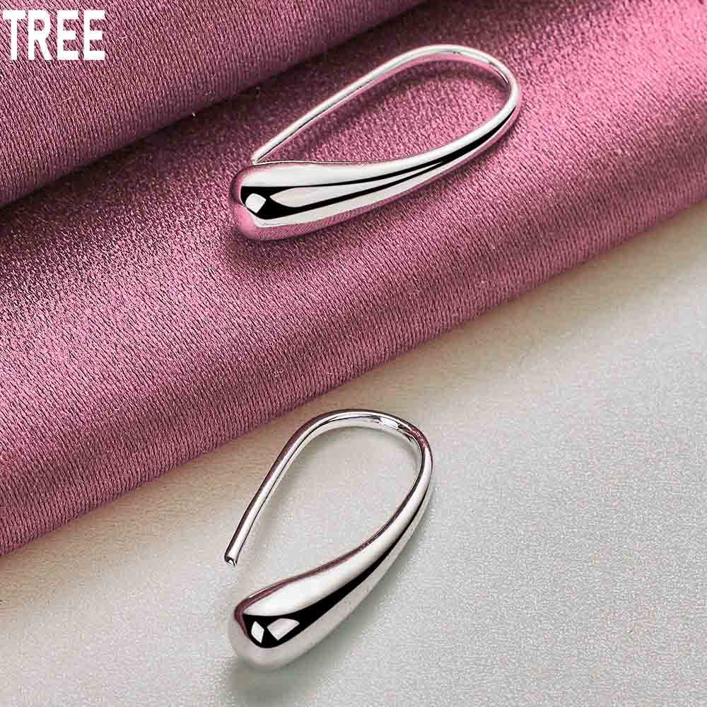 Подвеска в виде капли/капли дождя из стерлингового серебра 925 пробы, модные свадебные украшения