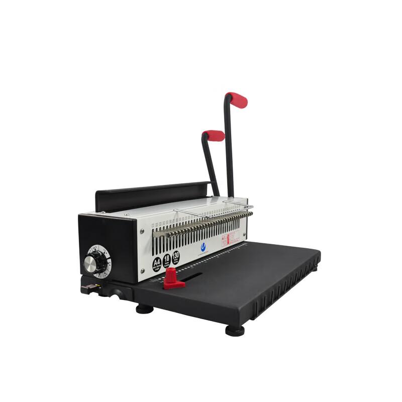 Машинка для переплета на металлическую пружину Youmash U-T71A, китайская вилка (адаптер в комплекте)