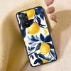 Mediterranean Lemon Phone Case For Redmi Note 13 14 15 Pro Plus 12 13C 12C 15C 9 10 10C 9T 9C 9A TPU Soft Cover Clear Cell Cases