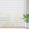 30x300cm Window Privacy Film: Blinds Frosted Glass Window Film Stripe Patterns Window Frosting Film Non-Adhesive See Out Not In Static Cling Glass
