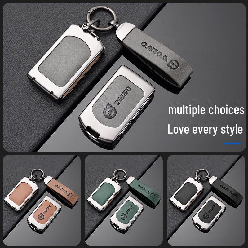 Luxury Car Key Cover for Volvo XC60 S90 S60 XC90 V40 V90 S60L - Men and Women
