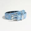 Vintage Wide Leather Belt Luxury Design Waist Strap Trend Star Hollowed Belt