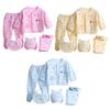 5 Pcs Newborn Baby Clothes Set Coat Top Pants Outfit