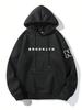 Город ангелов креативная толстовка унисекс с принтом букв Harajuku свободная толстовка модная флисовая толстовка осенняя карманная одежда унисекс