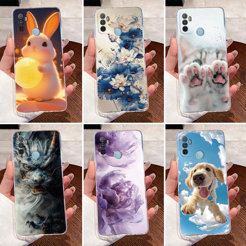 Чехол для OPPO A53S Чехол для телефона Oppo A53 Oppo A33 A53 2020 A53S 4G Милый Крутой Дракон Мальчики Девочки Прозрачный Силиконовый ТПУ Задняя Крышка