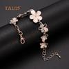 Fashion Flower Chain Crystal Stone Wrist Decor Women Jewelry Bracelet Bangle Beauty