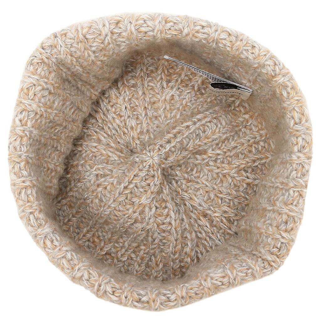 [Johnstons] Шапка, Бини, Вязаная шапка, Бежевый, Мужская, Женская, JOHNSTONS HAT02850 004533 [Товар]