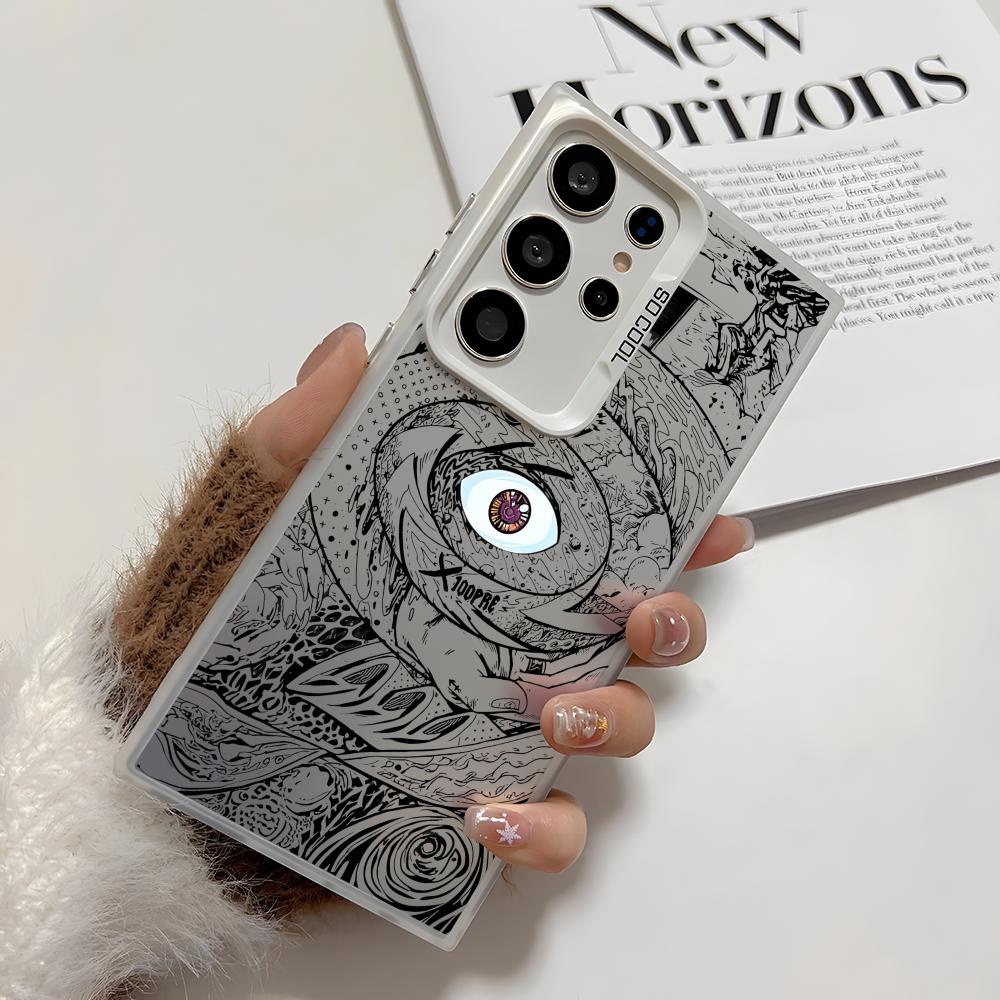 Чехол для телефона Bad B-Bunnys X100pre для Samsung Galaxy S25 Edge S24 S23 S22 S21 S20 Ultra Силиконовый серебристый чехол