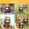 Marmota Hug Bowl Cute Animal Plush Pendant Keychain Accessory Decor Backpack