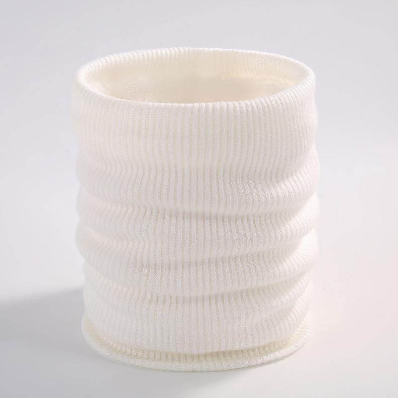 Winter Knitted Neck Cover Outdoor Warm Neck Cover Solid Color Men's and Women's Double-layer Pullover and Velvet Scarf