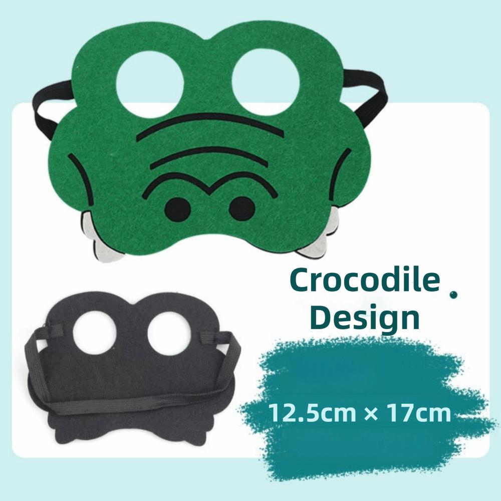 4 шт. Войлочный материал Войлочная маска животного День защиты детей Подарки Маска на День защиты детей Сафари-вечеринка