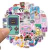 60 Color Gamepads Graffiti Stickers Suitcase Guitar Notebook DIY Waterproof Stickers