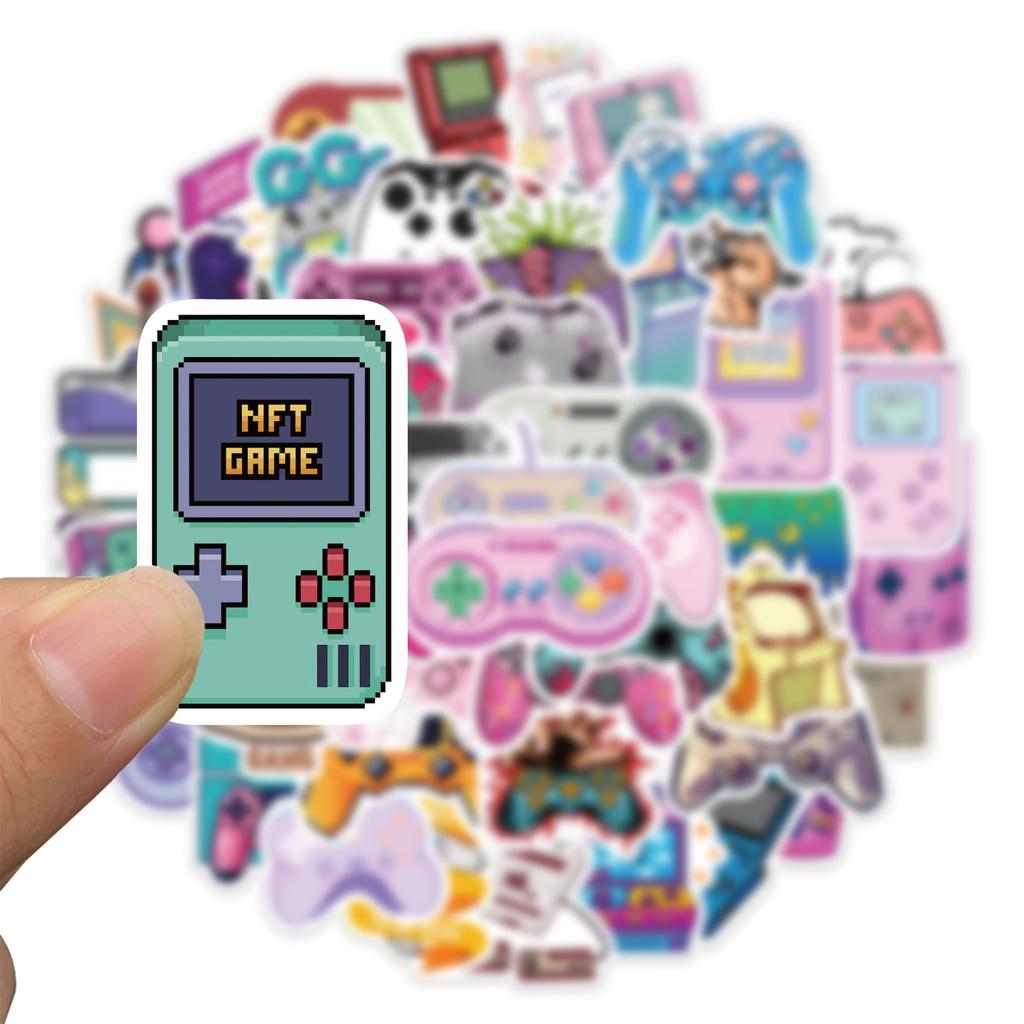 60 Color Gamepads Graffiti Stickers Suitcase Guitar Notebook DIY Waterproof Stickers